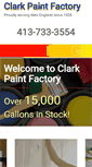 Mobile Screenshot of clarkpaint.com